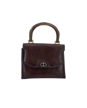 GUCCI Borsa a Mano Vintage in Pelle Col. Marrone M