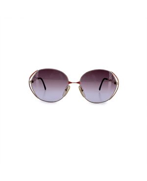 DIOR Occhiali da Sole Vintage in Metallo Col. Oro