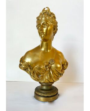 Busto Diana cacciatrice - J. Bulio | fine XIX sec.
