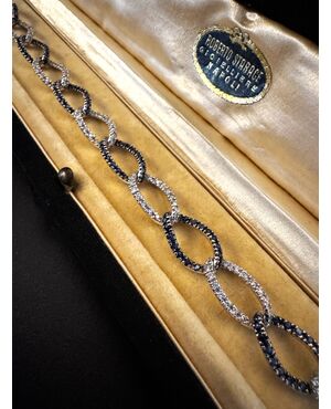 Bracelet with Sapphires and Diamonds
