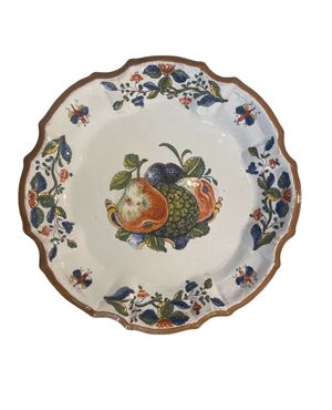 10 piatti in maiolica , manifattura Antonibon , XVIII secolo