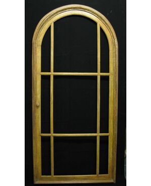 Porta-finestra piemontese dipinta a tempera