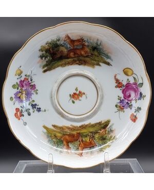 Late 18th century Dresden cup