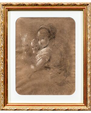 Giuseppe Bernardino Bison (Palmanova 1762 - Milan 1844) - Holy Family.