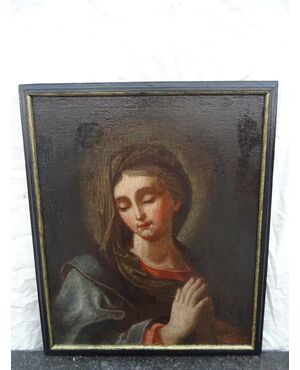 Dipinto olio su tela scuola italiana del XVII secolo Maria Maddalena