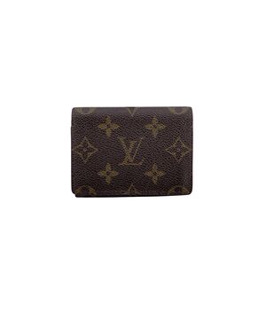 LOUIS VUITTON Portafoglio in Tela Col. Marrone S
