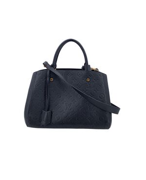 LOUIS VUITTON Borsa Shopper in Pelle Col. Nero Montaigne M