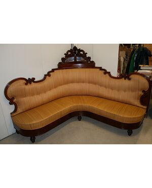 19th Century Antique Corner Sofa