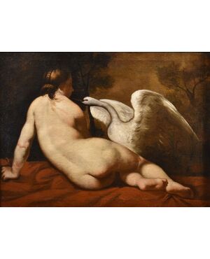 Leda e il cigno, Pittore francese del XVIII secolo