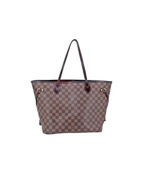 LOUIS VUITTON Borsa Shopper in Tela Col. Marrone Neverfull M