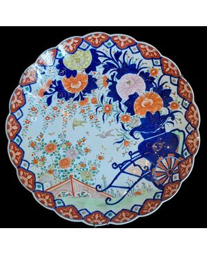 LARGE PORCELAIN PLATE - JAPAN - 19TH CENTURY