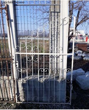 Wrought iron gate