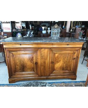 Blonde Walnut Credenza