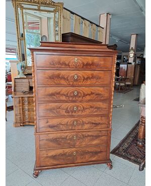 Mahogany Highboy