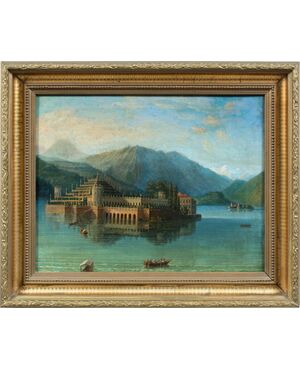 Pittore italiano (fine XVIII secolo) - Veduta dell’Isola Bella.