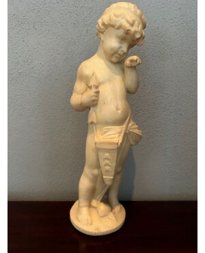 Marble sculpture depicting "AMOR"