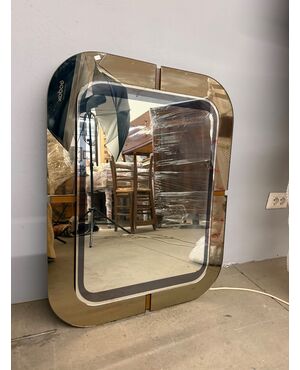 Specchio space age anni'70, 84x66cm