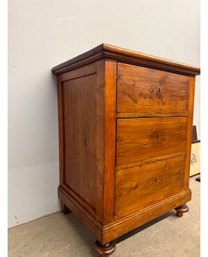 Antico mobiletto credenzino toscano XIX, 84x66x49cm restaurato