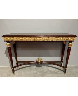 Very rare Empire style console table from Brianza