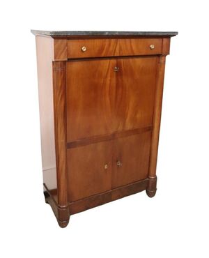 Antique 19th century mahogany secretaire