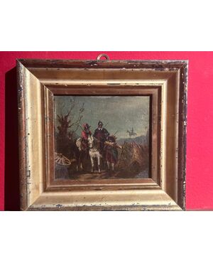 Soldiers on horseback 12.5x14 cm