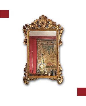 GRANDE SPECCHIERA DORATA LUIGI FILIPPO PRIMA META’ DEL XIX SECOLO