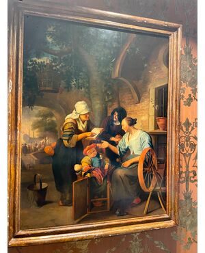 NOT ACTIVE Jan Havickszoon Steen, The Fortune Teller, oil on panel, mid-17th century