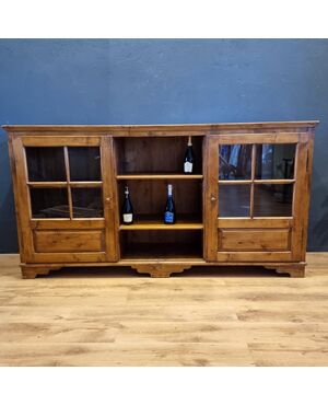 Intriguing 19th-century walnut pantry cupboard