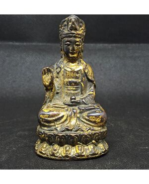 BRONZE GUANYIN - CHINA - 19TH CENTURY