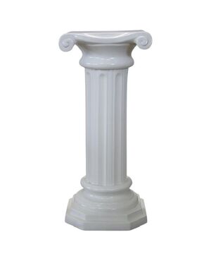 Colonna portavasi in ceramica marchio Bassano