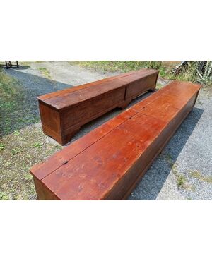 Coppia di cassapanche del 700