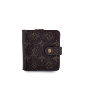 LOUIS VUITTON Portafoglio Vintage in Tela Col. Marrone S