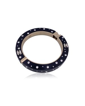 CHANEL Bracciale in Plastica Col. Nero CC