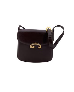 GUCCI Borsa a Tracolla Vintage in Pelle Col. Marrone M