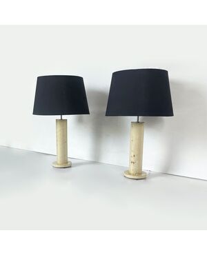 Pair of parchment lamps - 1970