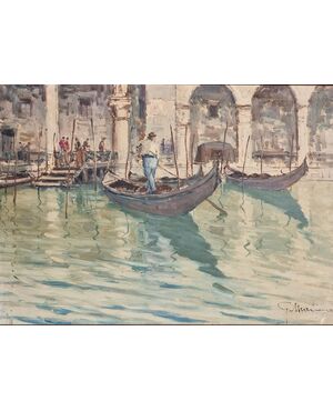 Giuseppe “Bepi” Marino, Traghetto a Venezia – Veduta dei canali veneziani