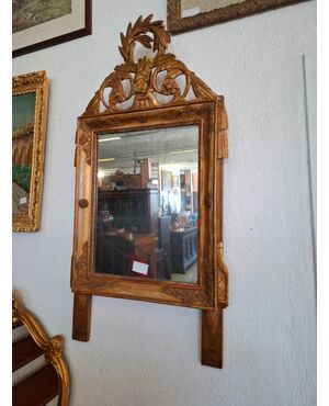 Louis XVI gilded mirror