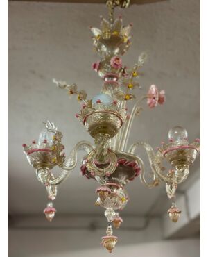 Lampadario di Murano XIX secolo