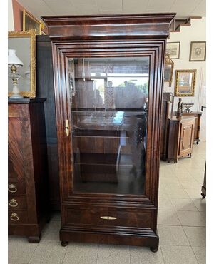 Mahogany display cabinet