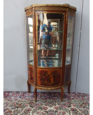 VETRINA STILE NAPOLEONE III EPOCA 800 Cm L86xP35xH159