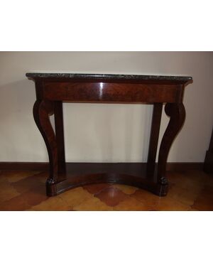 Empire style mahogany console, L96xP46xH98 cm