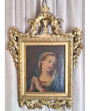 "MADONNA" Bolognese School, late 17th century.