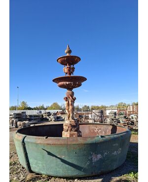 Cast iron fountain