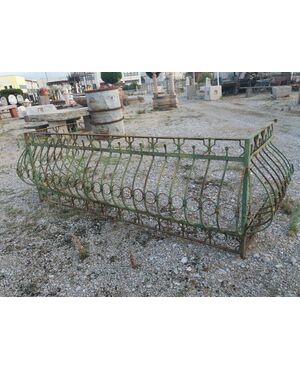 Iron balcony railing