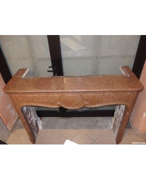 STONE FIREPLACE EARLY 1800s FRANCE cm L162xW56xH114