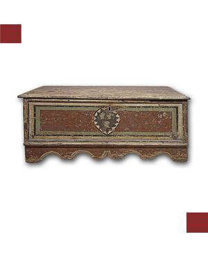 PAINTED CHEST, SECOND HALF OF THE 17TH CENTURY