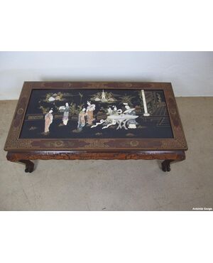 TAVOLINO DA SALOTTO BASSO LACCATO CINA