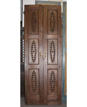 Deco walnut door