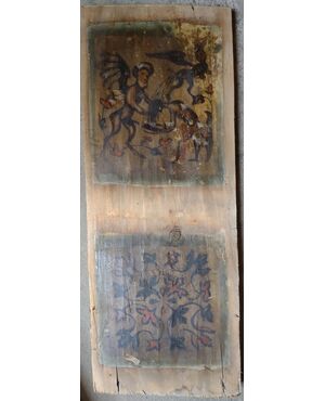 Fragment of Cremonese ceiling, 15th century