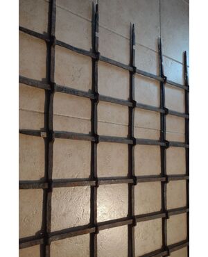 Splendid Lombard window grate from the 15th century
